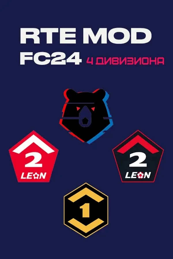 FC 24 – МОД RTE (РПЛ, МЕЛБЕТ, ЛЕОН )