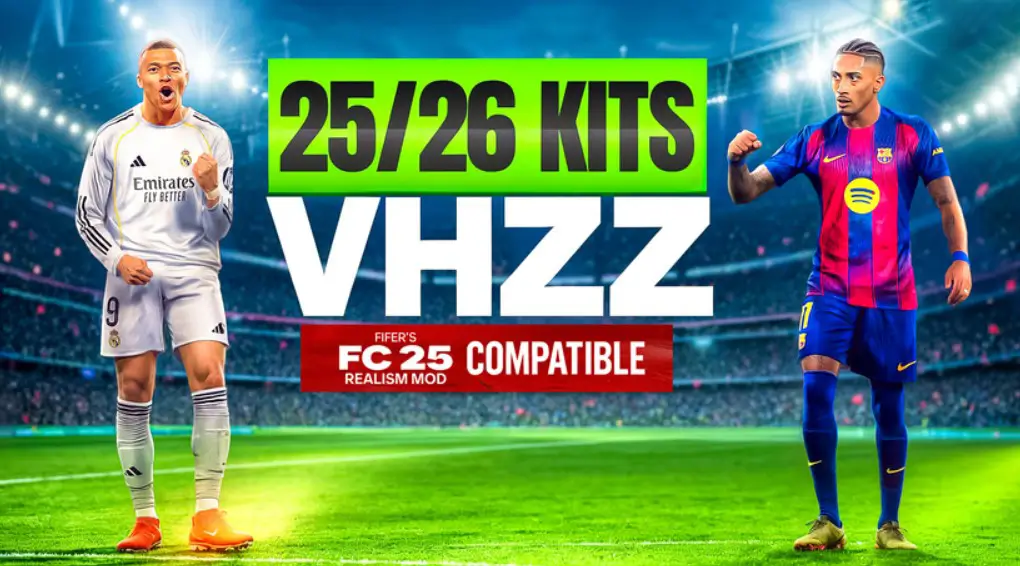 FC 25 – 25/26 Kits by VHZZ v8 | TU14