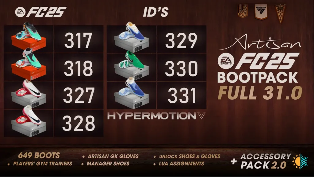 FC 25 – Artisan Bootpack FULL 31.0 | TU16