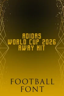 Шрифт — Adidas World Cup 2026 Home Kit