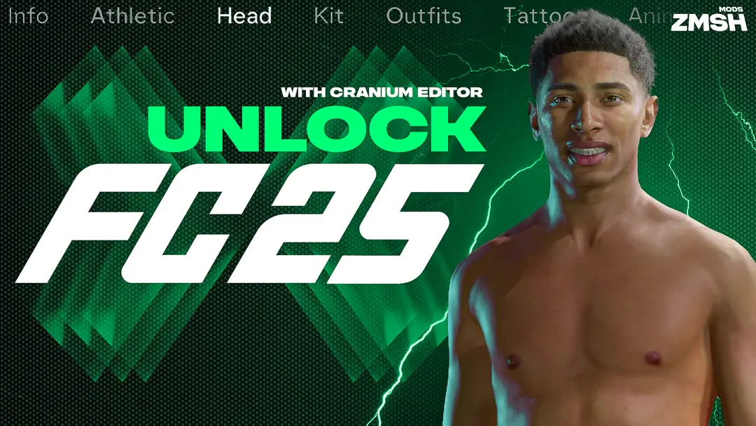 FC25 – Unlock Edit Player & Manager Mod | TU21