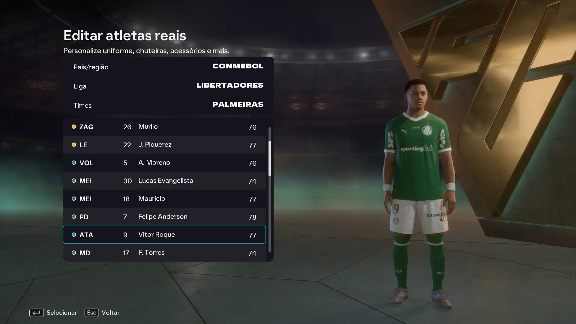 FC 26 —  Squad with real brazilian players