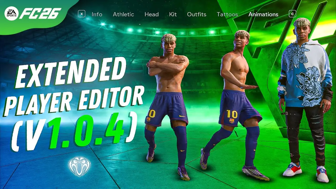 FC 26 — Extended Player and Manager Editor | v1.0.4