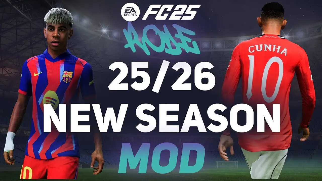 FC25 RODE’s 25-26 New Season Mod Beta 6 | TU21