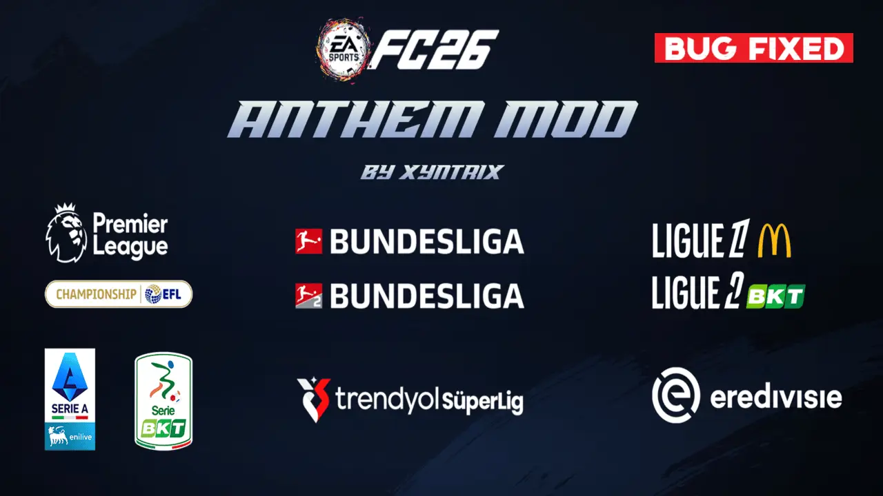 FC26 — Anthem Club Mod TU 1.1.3