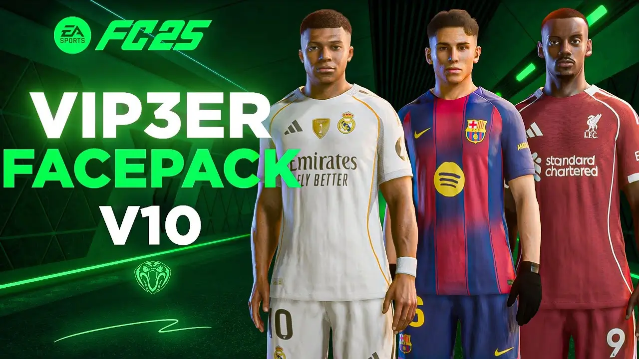 FC 25 — ViP3eR’s AIO FacePack + Tattoo v10 | TU21