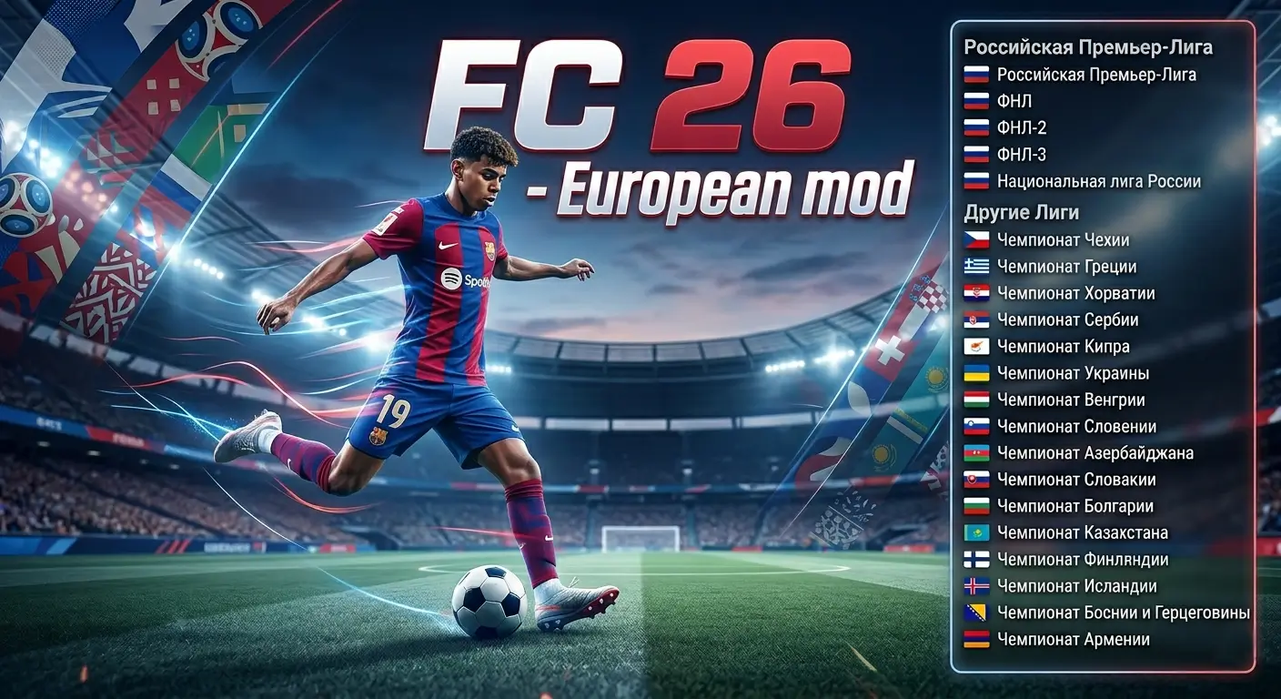 FC 26 — EUROPEAN MOD V5 | ЧТО НОВОГО?