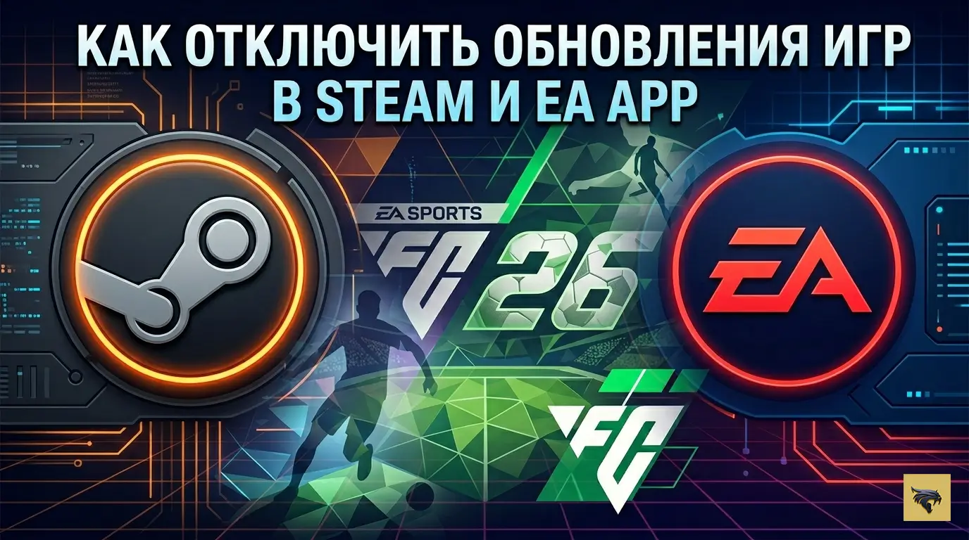Как отключить автоматическое обновление игр в EA app и Steam