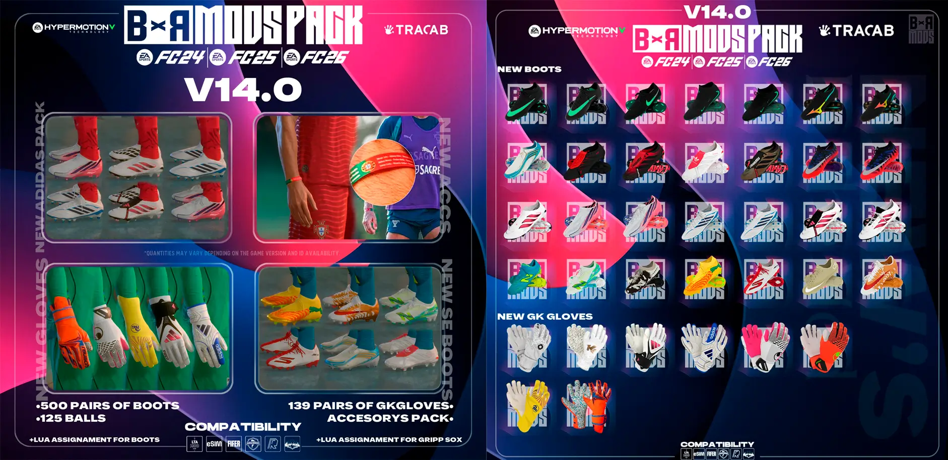 FC 26 — BxR Mods Pack v14 | TU 1.6.5