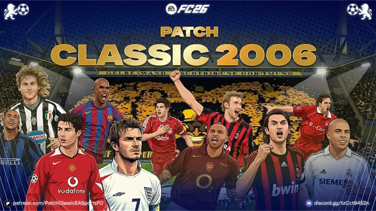 [PREMIUM] FC26 PATCH CLASSIC FIFA 06 TU 1.6.6