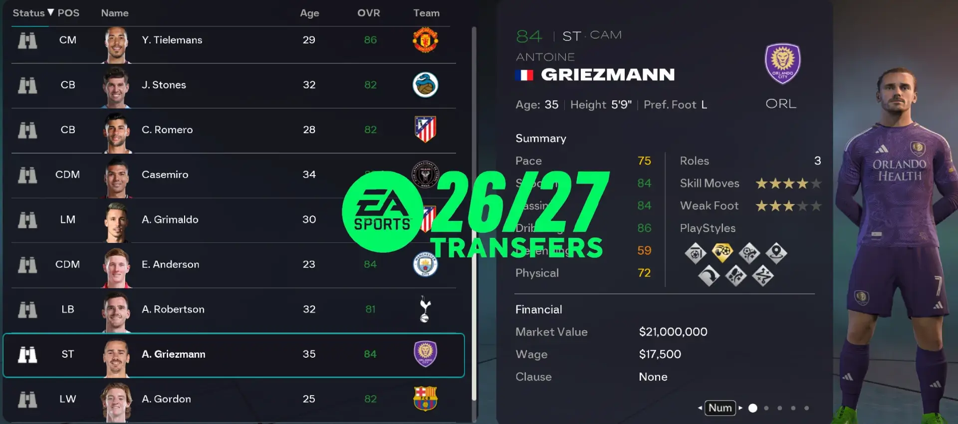 FC 26 — Обновление трансферов v6 сезон 2026/27 TU 1.6.6